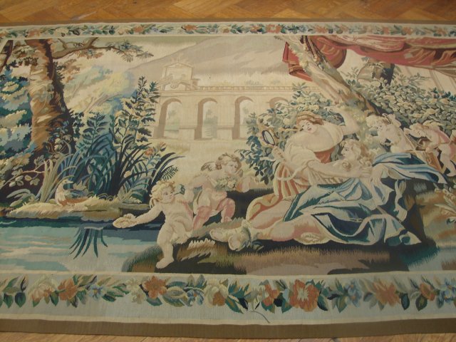5' 7" x 8' 7"  17th Century rug