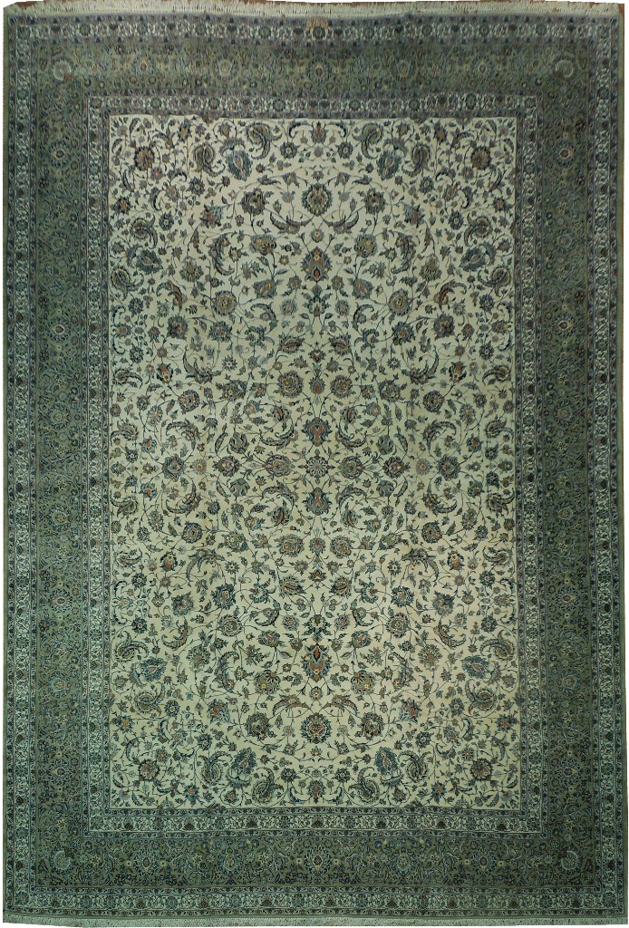 13'8'' x 19'3''  Kashan  rug