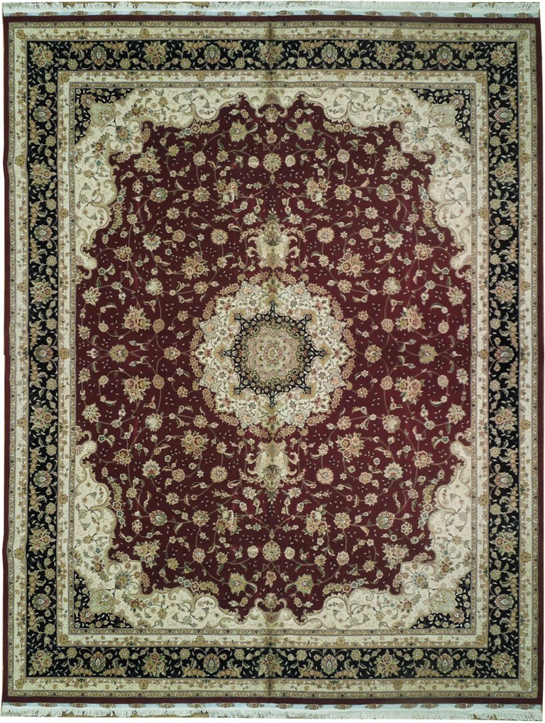 12'0'' x 15'5'' Tabriz rug