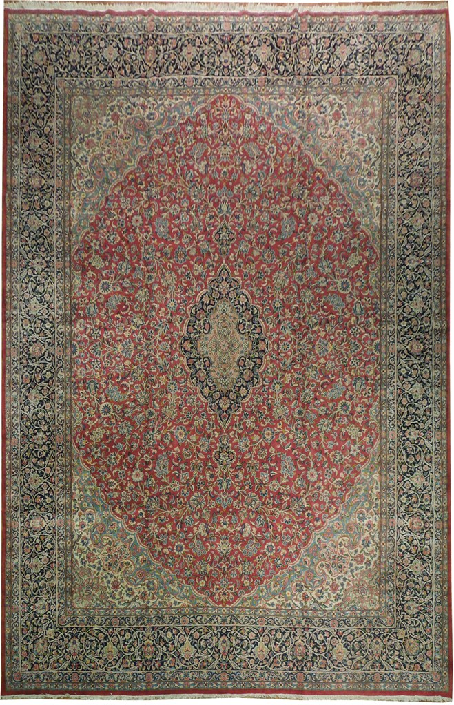 11'4'' x 15'5'' Kerman rug