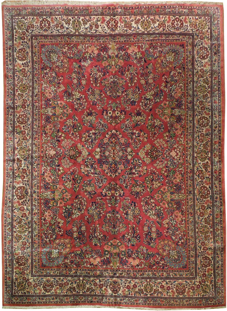 10'4'' x 13'9''  Sarouk rug