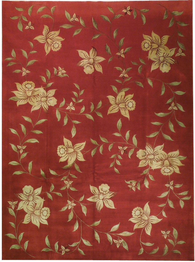 9'1'' x 12'2''  Transitional rug
