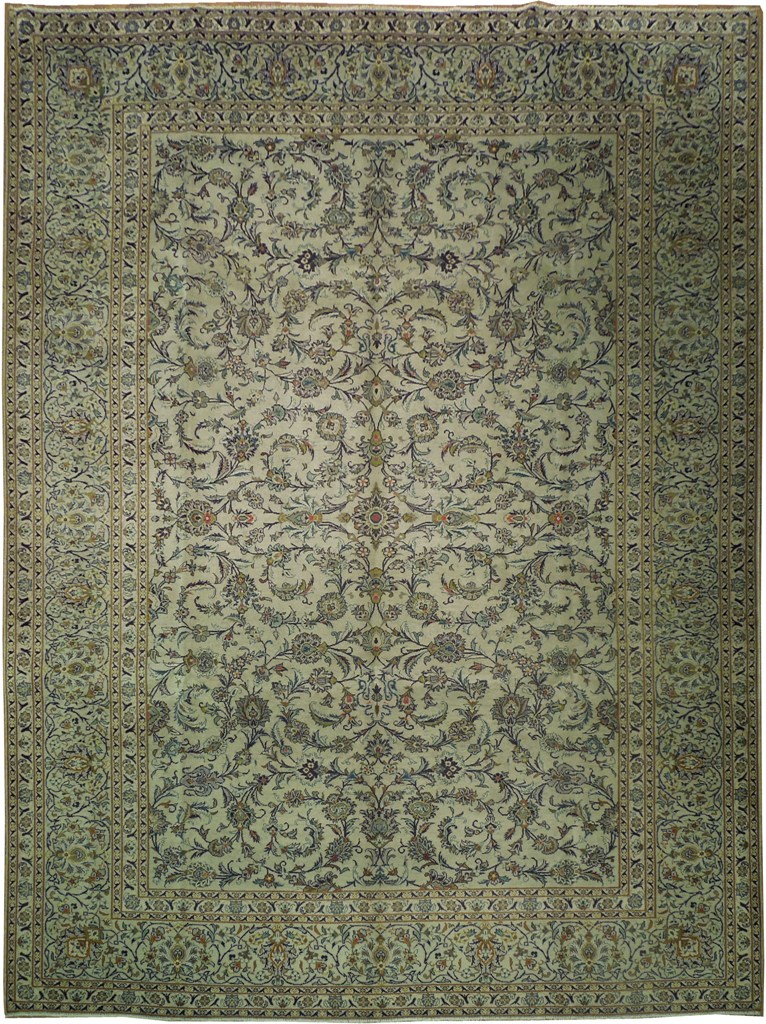9'10'' x 13'0''  Kashan  rug
