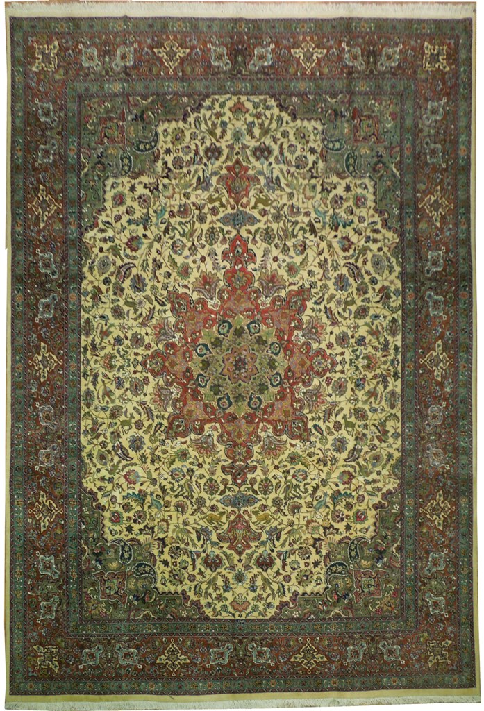 9'8'' x 14'0''  Tabriz rug