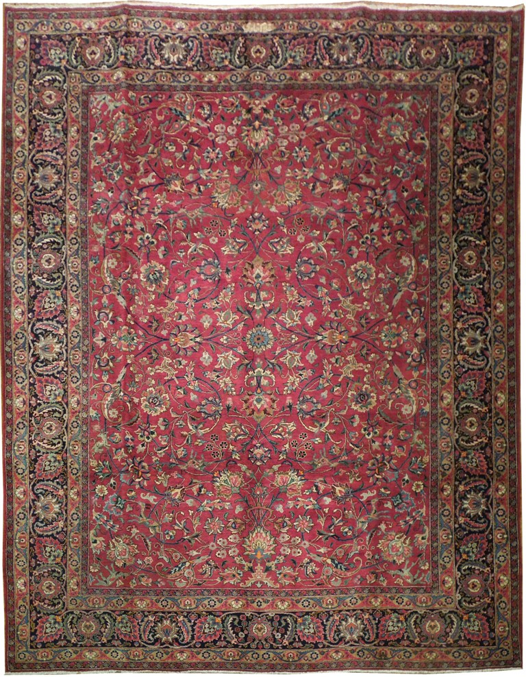10'2'' x 12'10''  Mashad rug