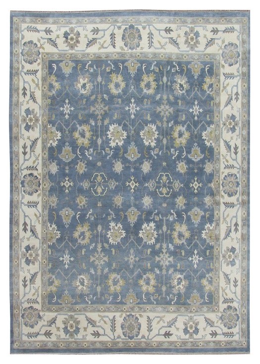  12' x 15' Hand Knotted rug Original view Oushak Rug