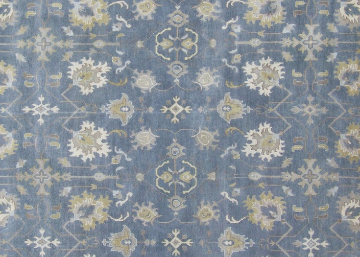 12' x 15' Hand Knotted  Oushak Rug